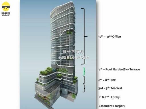 🏢CBD 同栋两套办公室出租｜SBF Center 12
