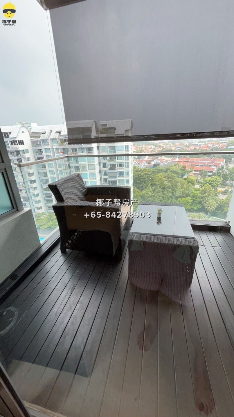 【出租】金文泰MRT公寓带阳台单间 3