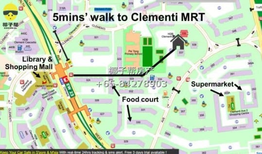 【出租】金文泰MRT公寓单间 4