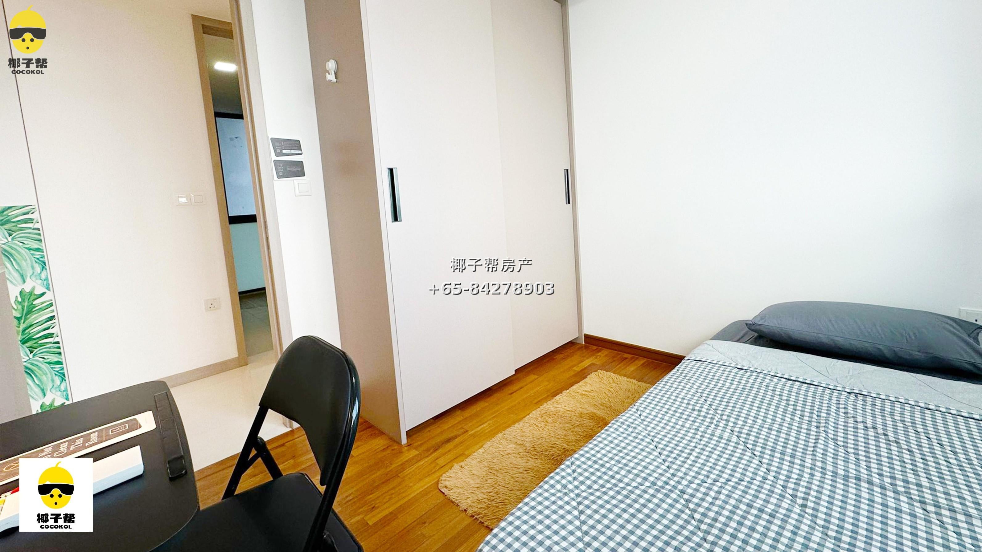 【For Rent】J Gateway high-floor single room on 32nd floor, near Jurong East MRT Station 2