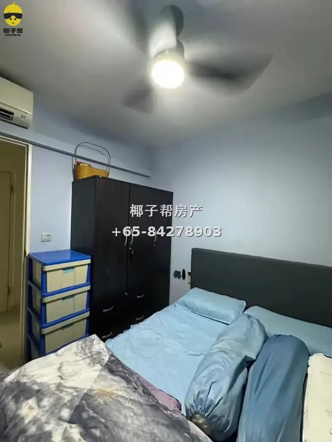 【出租】榜鹅近地铁普通房 空调双人床可住2人 每月 无中介费 1