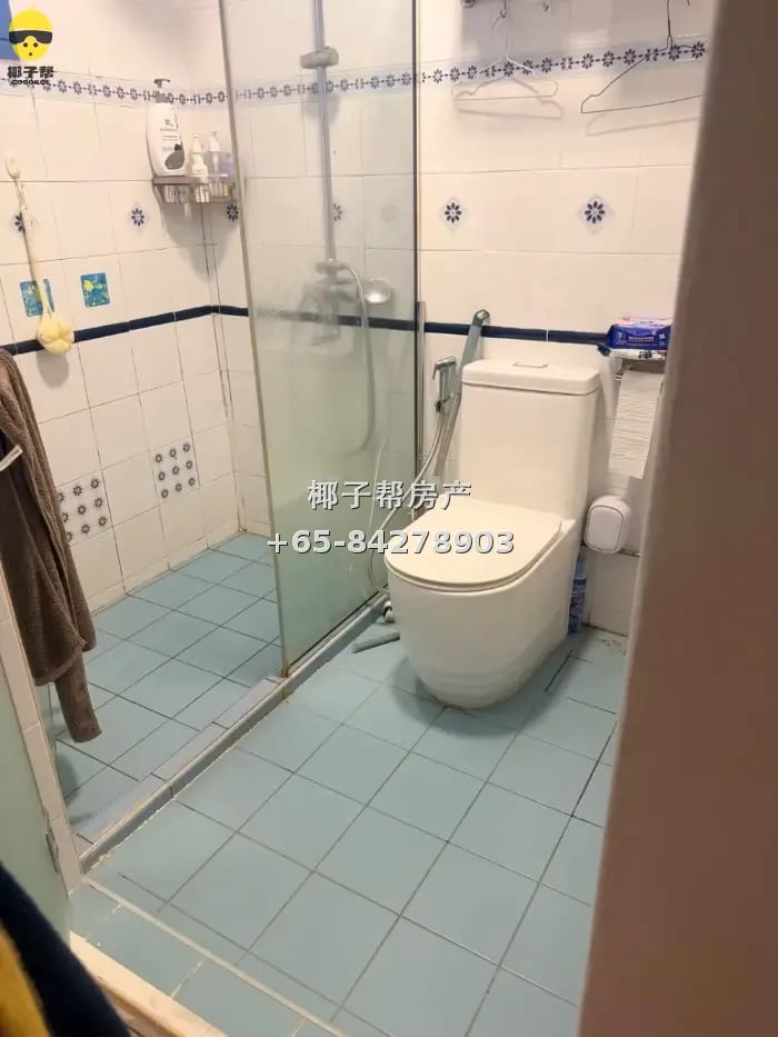 HDB master room next to Sembawang MRT. Couples welcome. Util 2