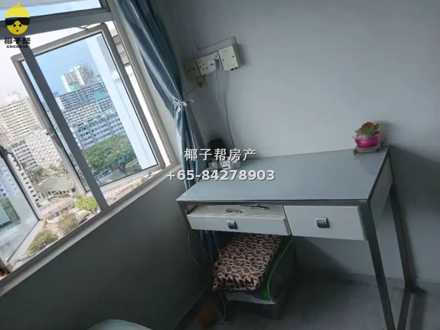 【出租】大巴窑近布莱德地铁站组屋普通房 包水电可煮无中介费 2