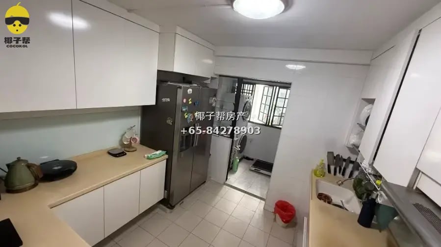 【出租】盛港港脚LRT旁组屋普通房 步行3分钟到站 包水电可煮 5