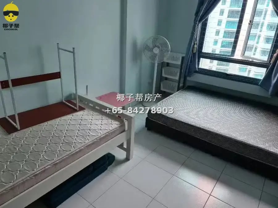 【出租】榜鹅丽园地铁旁组屋单间 步行3分钟包水电网 4