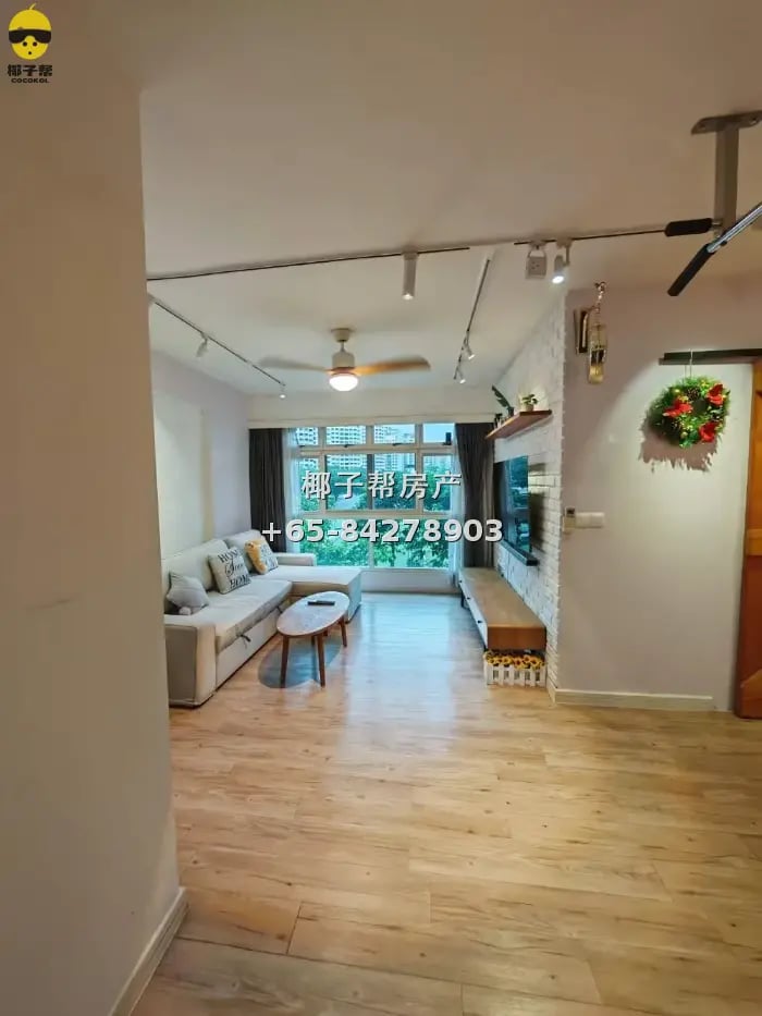 HDB Blk 314B Punggol Way, 3 bed, 2 bath, 4A, 1001 sqft for r 1