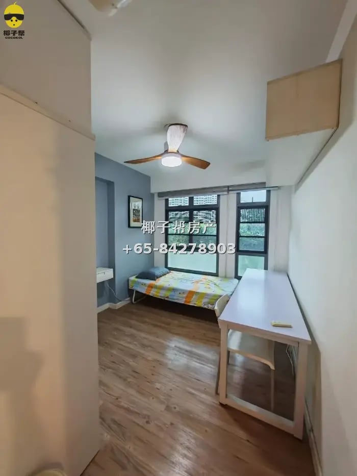 HDB Blk 314B Punggol Way, 3 bed, 2 bath, 4A, 1001 sqft for r 6
