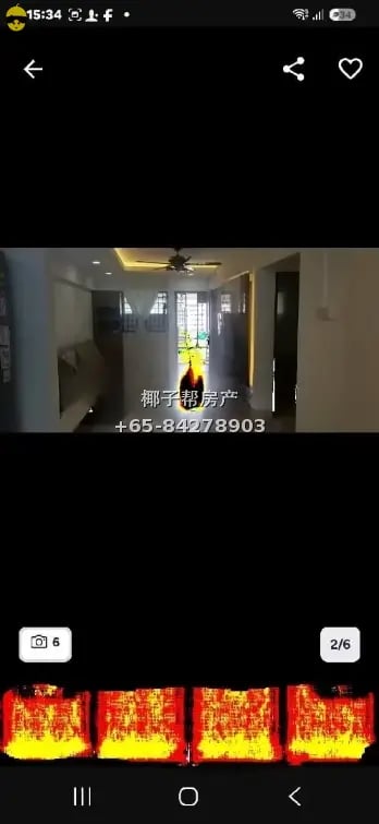 宏茂桥3道（Ang Mo Kio Ave 3）第214座，2卧1厅（2+1）单位,靠近美花（Mayflower）地铁站 4