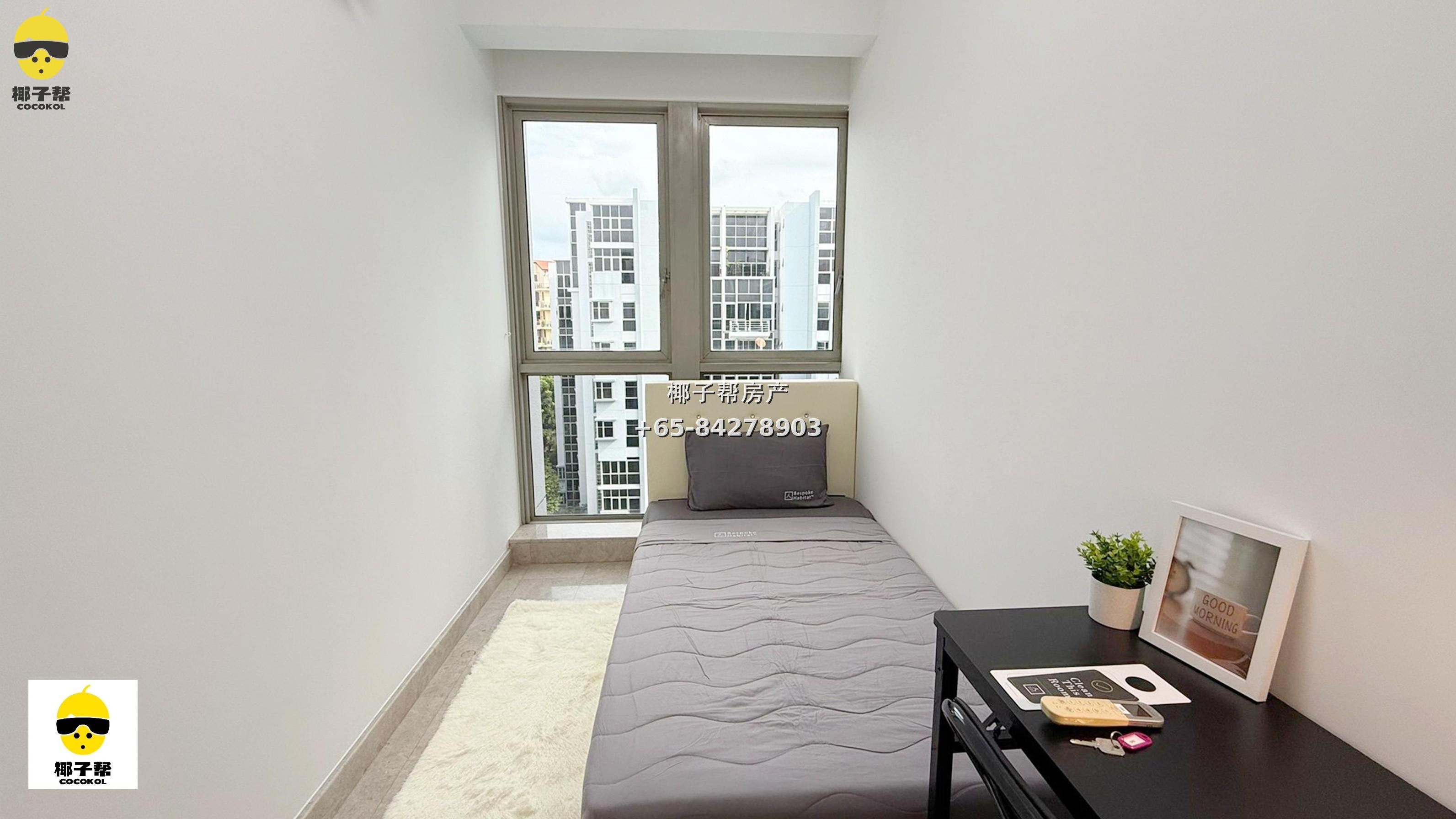 [For Rent] Single room in Modena apartment, near Simei MRT station, utilities included 2