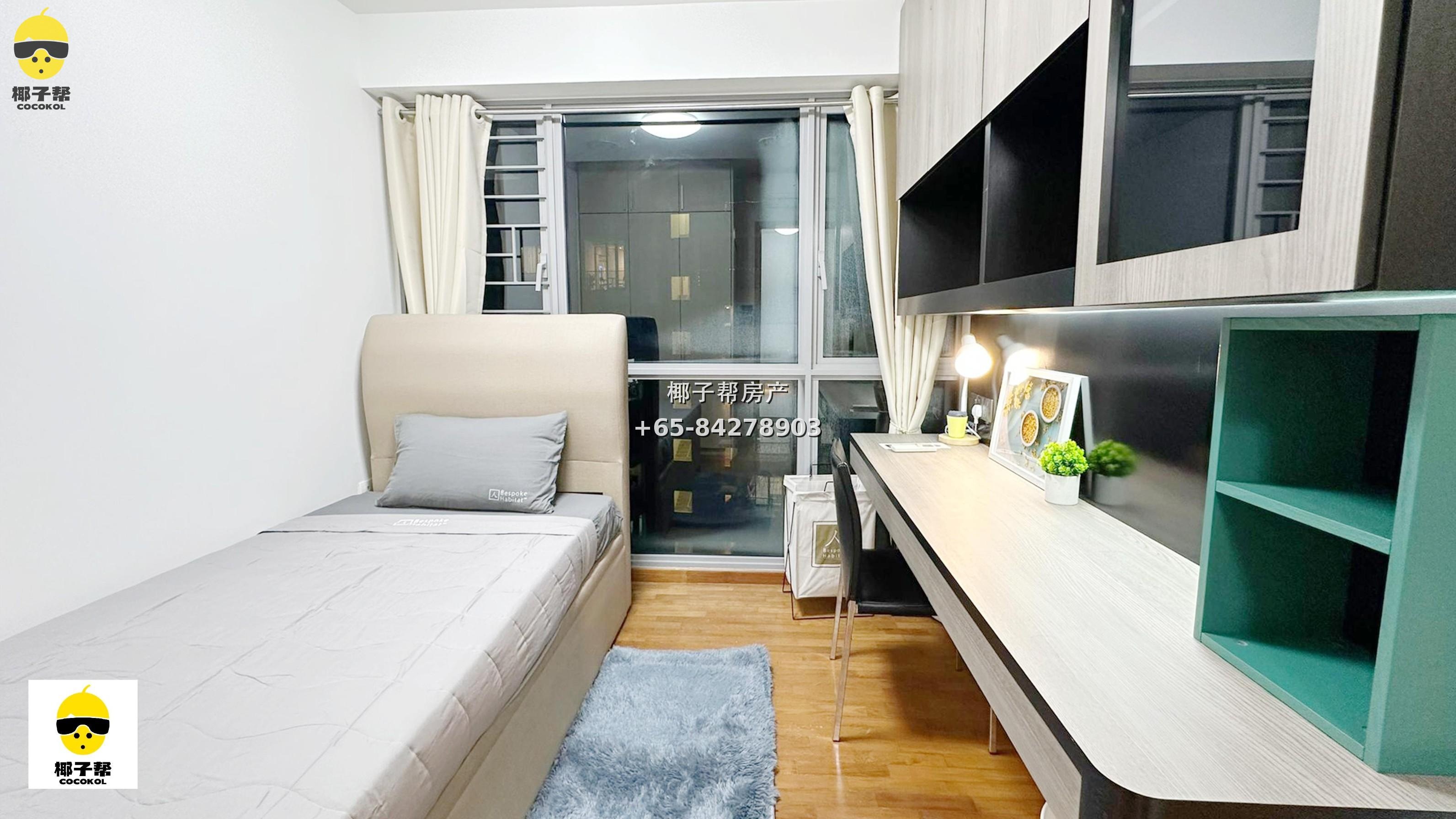 [For Rent] A Treasure Trove high-rise single room, water and electricity included, monthly rent $1399 1