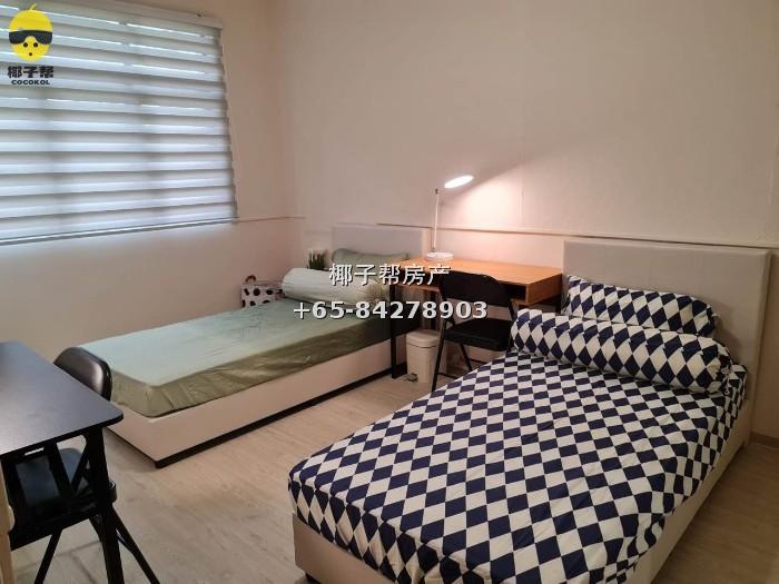 [For Rent] Tanjong Katong Shophouse Residence | Dual MRT Access | Largest Air-Conditioned Common Twin Room 3