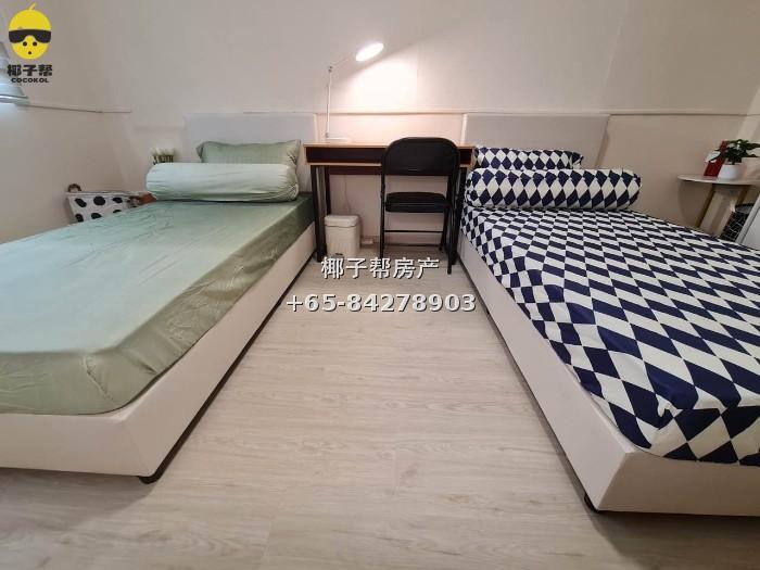 [For Rent] Tanjong Katong Shophouse Residence | Dual MRT Access | Largest Air-Conditioned Common Twin Room 1