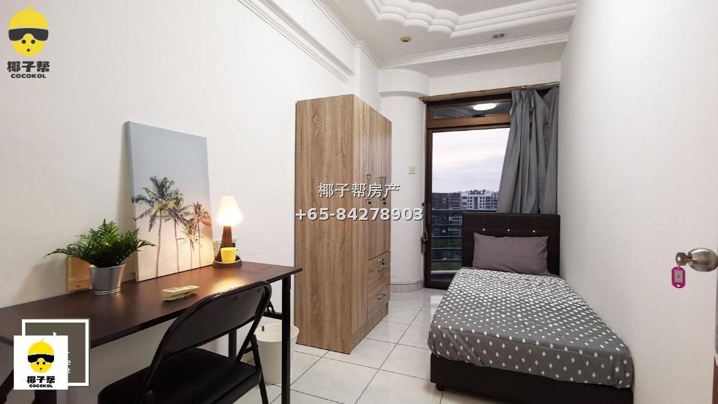 【For Rent】 The Tanamera high-floor single room next to Tanah Merah MRT, utilities included 12