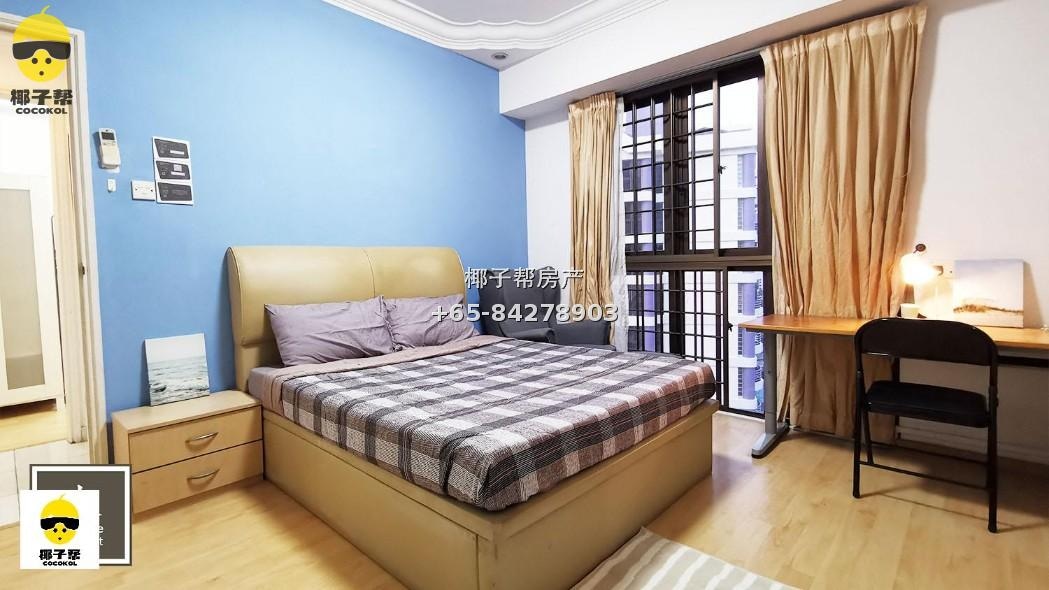 【For Rent】 The Tanamera high-floor single room next to Tanah Merah MRT, utilities included 4