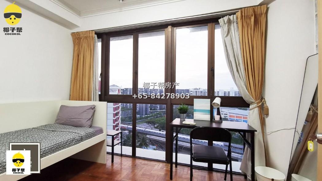 【For Rent】 The Tanamera high-floor single room next to Tanah Merah MRT, utilities included 2