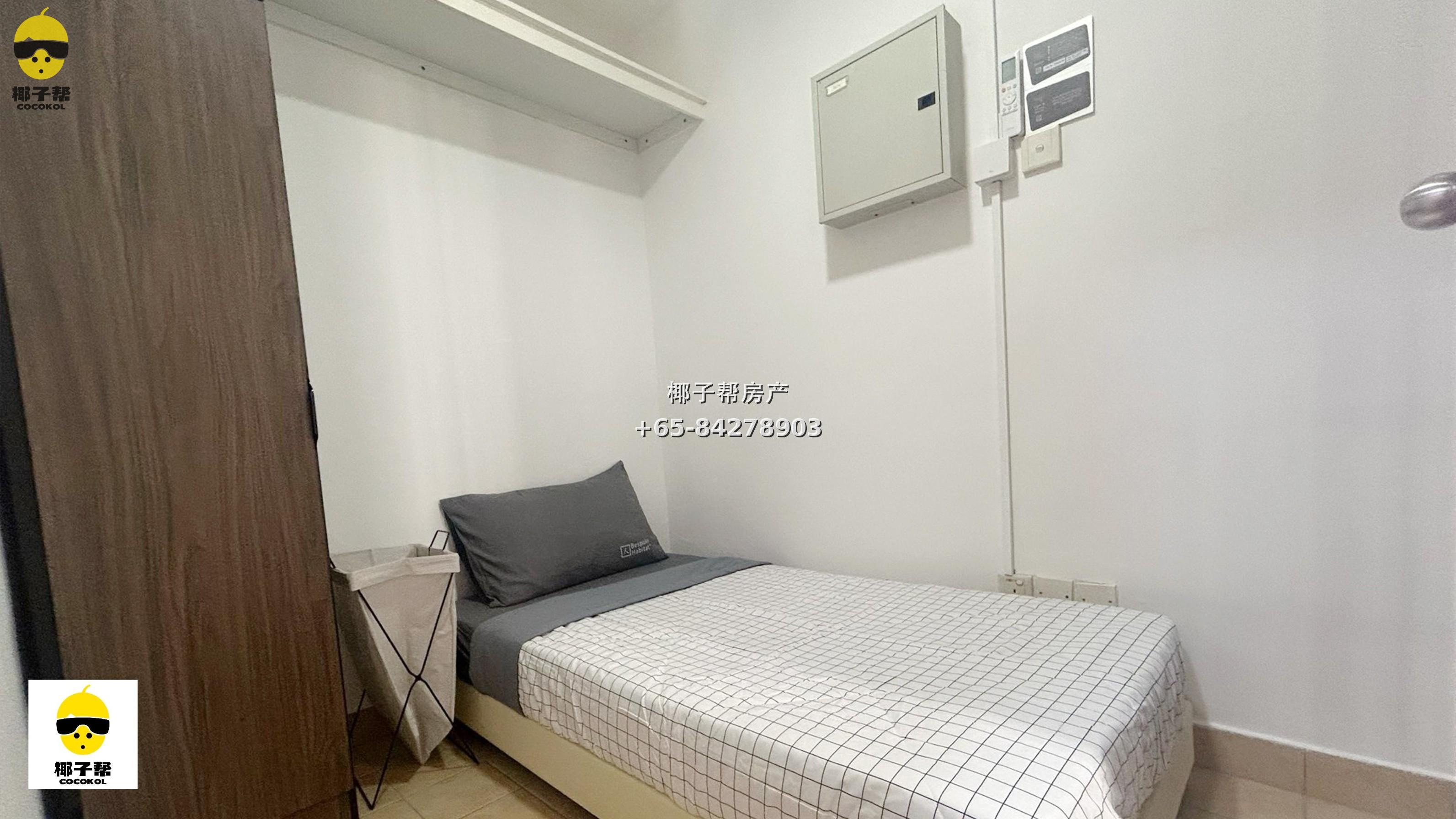 【出租】Yew Mei Green公寓高层单间 近油池地铁站 2