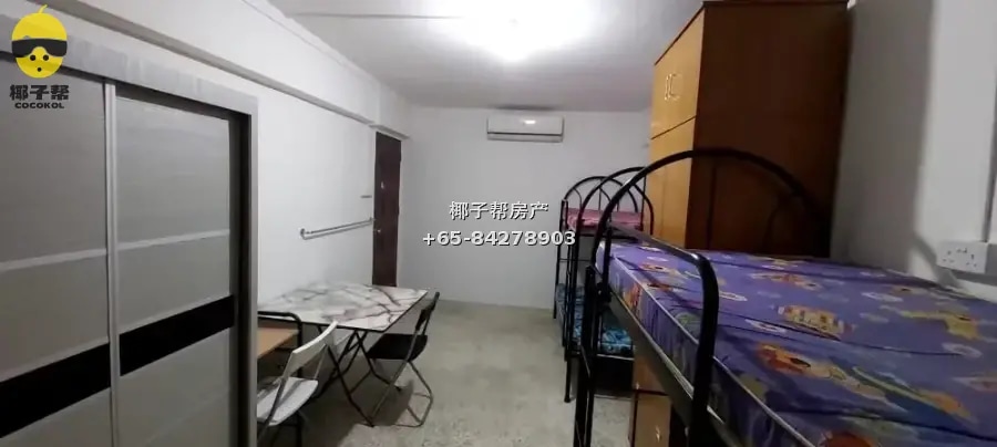 【出租】惹兰勿刹地铁3分钟 三房式组屋整租 可住6人报地址 2