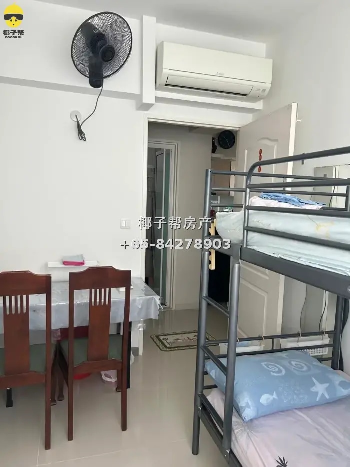 Common room in HDB flat near Lakeside MRT. Utilities include 1