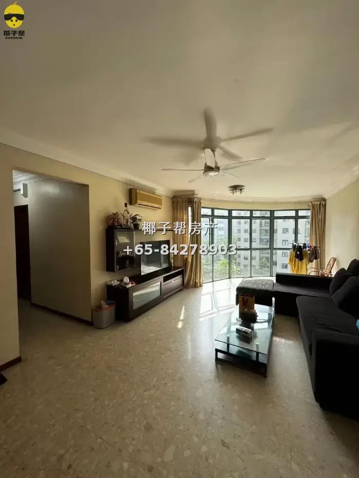 Whole apartment beside Boon Lay MRT, 3+2 layout, furnished, 1