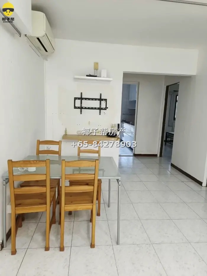 【出租】兀兰地铁站旁整租组屋 2+1+1高层 无中介费可报地址 2