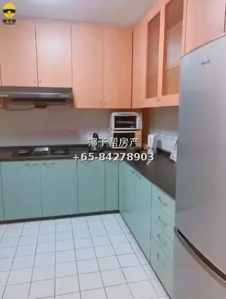 Common room in Choa Chu Kang near Yew Tee MRT. High floor, w 4