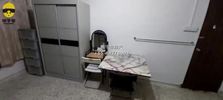 【出租】惹兰勿刹地铁3分钟 三房式组屋整租 可住6人报地址 1