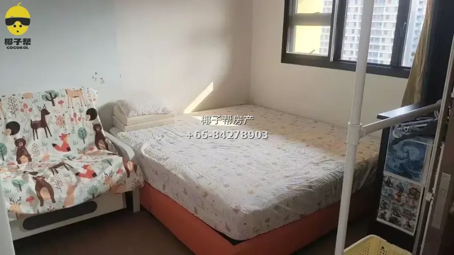 Jurong East 2-room HDB flat, whole unit for rent, near MRT, 1
