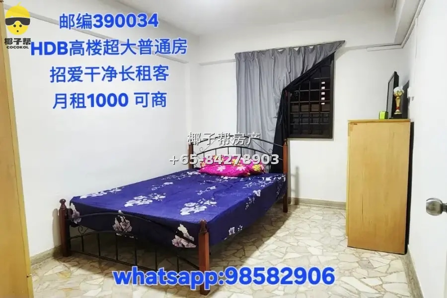 Large room in high-floor HDB flat next to Mountbatten MRT St 1