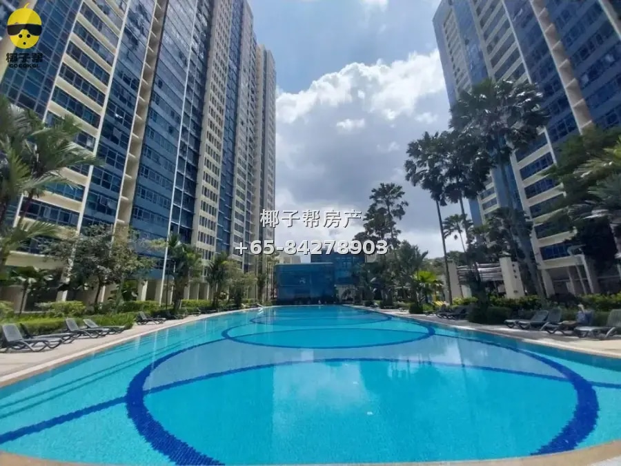 Common room in apartment next to Farrer Park MRT, 5-minute w 1