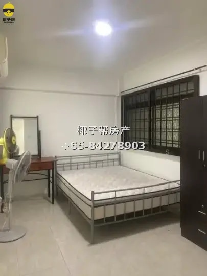 【出租】海军部地铁旁组屋普通房 步行2分钟 包水电可煮 1