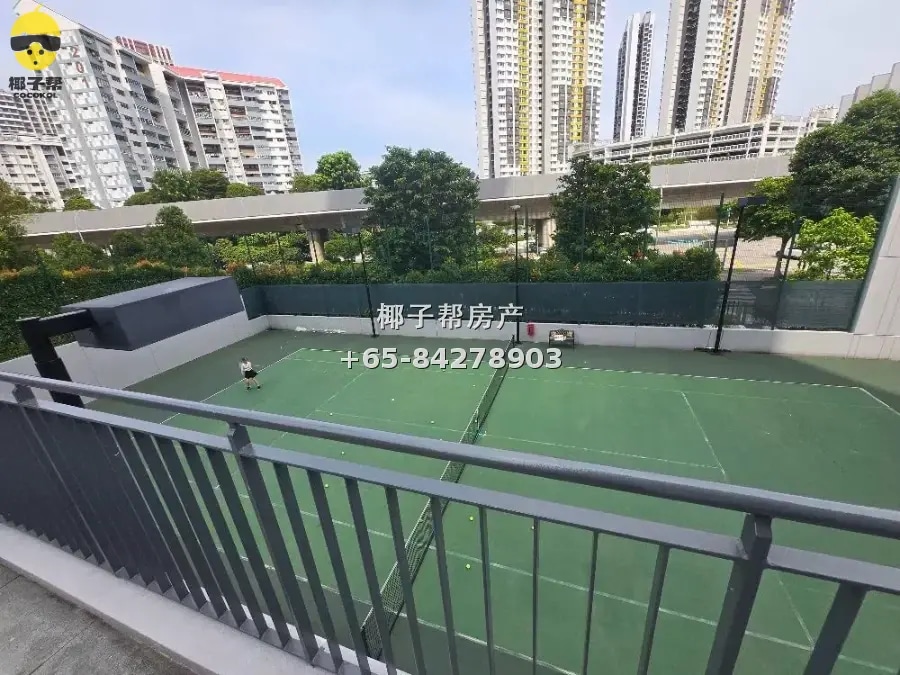 Clementi new condominium common room, 5-minute walk to MRT. 5