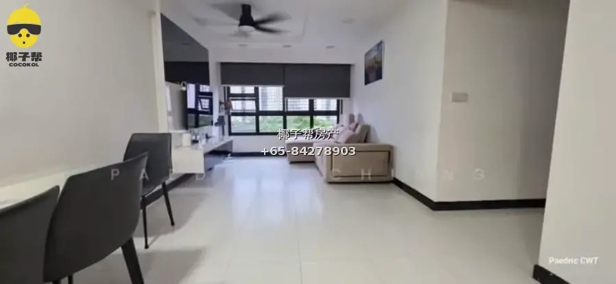 Punggol Emerald entire HDB flat, 2-minute walk to Soo Teck S 1