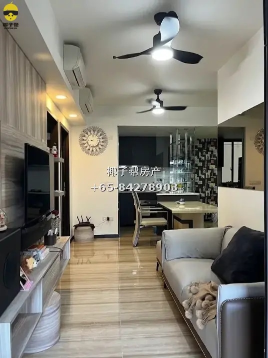 Two-bedroom apartment near Aljunied MRT, whole unit for rent 1