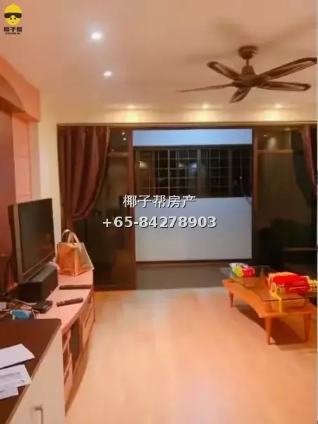 Common room in Choa Chu Kang near Yew Tee MRT. High floor, w 1