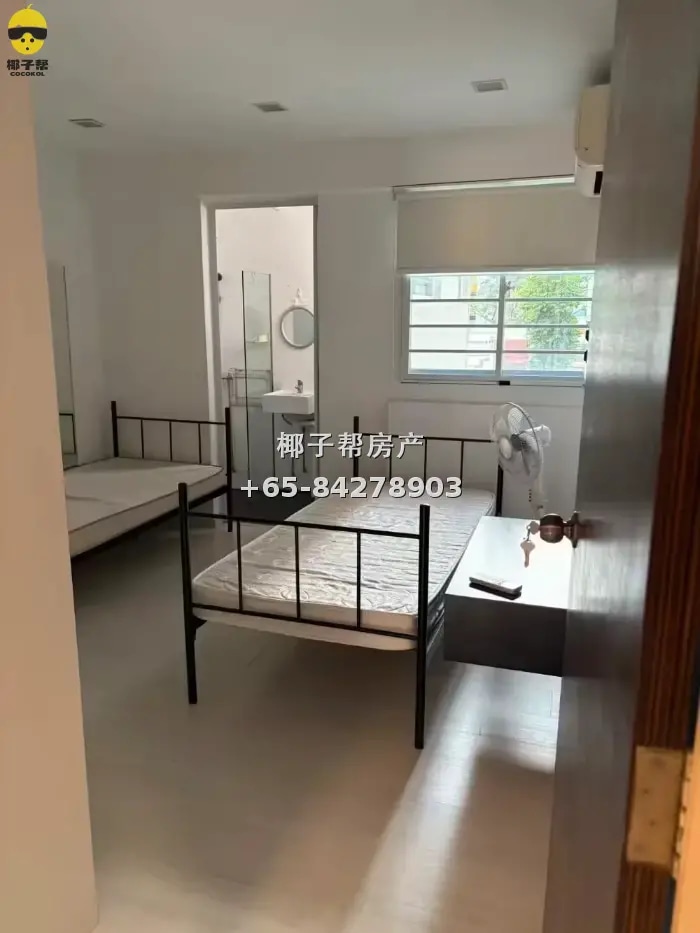 【出租】义顺地铁旁组屋女生床位 包水电可煮近忠邦城 2
