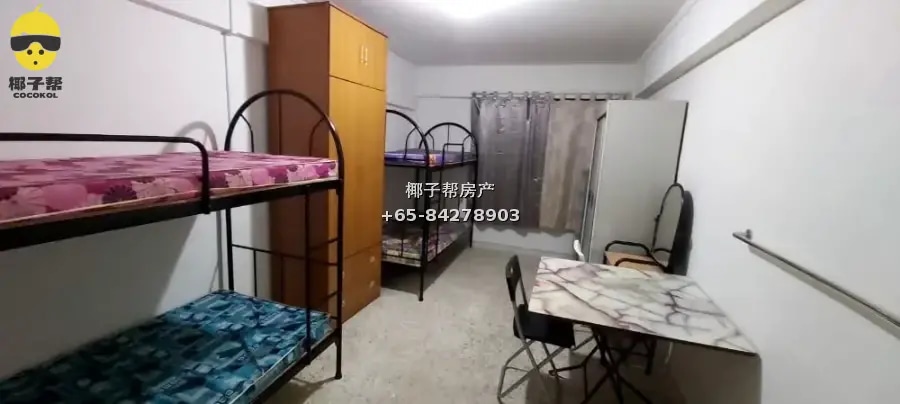 【出租】惹兰勿刹地铁3分钟 三房式组屋整租 可住6人报地址 3