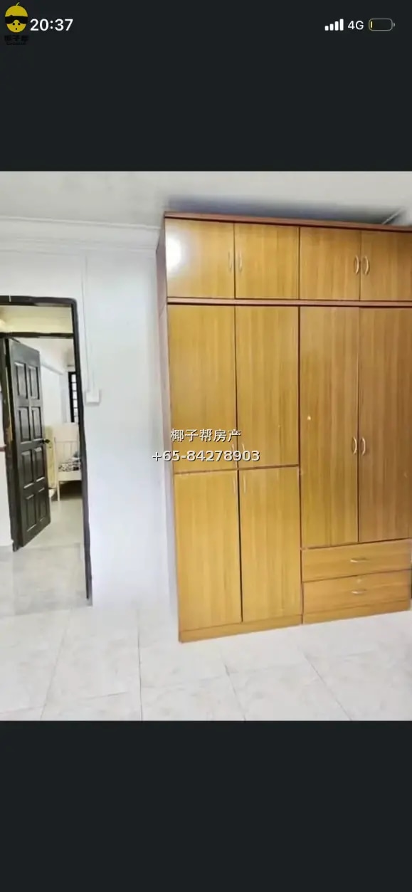 【出租】马西岭地铁旁组屋普通房 包水电可煮可报地址 1