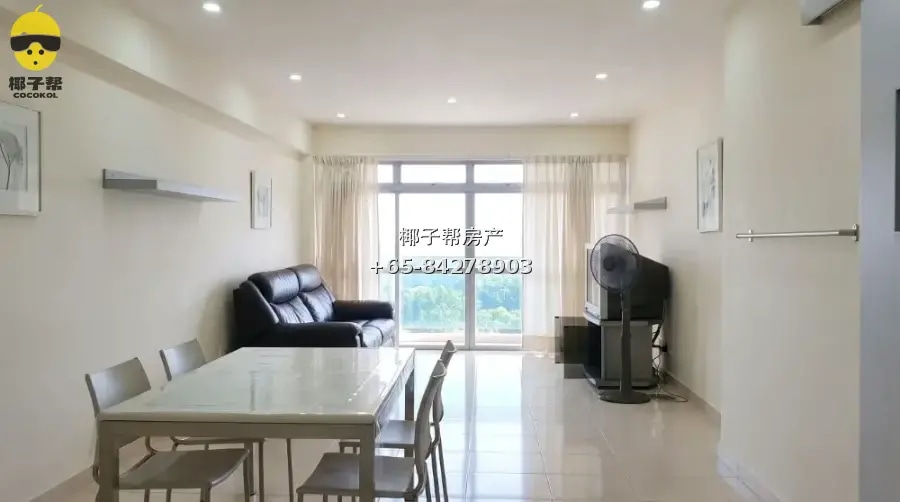 High-floor corner HDB flat next to Tongkang LRT Station in S 1
