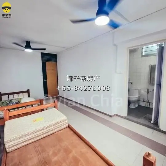 【出租】大巴窑地铁站旁组屋空调房 包水电可煮 步行5分钟到站 4