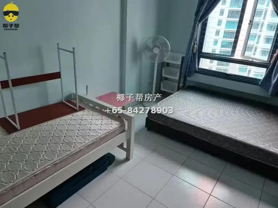 【出租】榜鹅丽园地铁旁组屋单间 步行3分钟包水电网 4