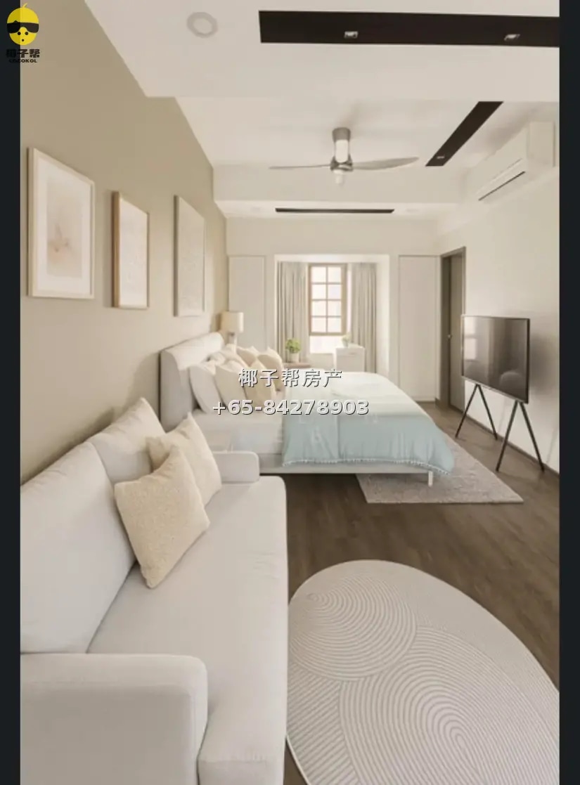 Pasir Panjang master bedroom, 4-minute walk to MRT, utilitie 1