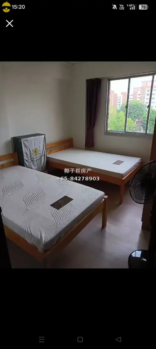 【出租】淡滨尼东地铁站旁普通房 夫妻两女可住包水电 2