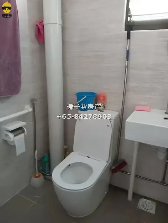 【出租】蔡厝港地铁站旁五房式组屋 四房高层通风 适合大家庭 8