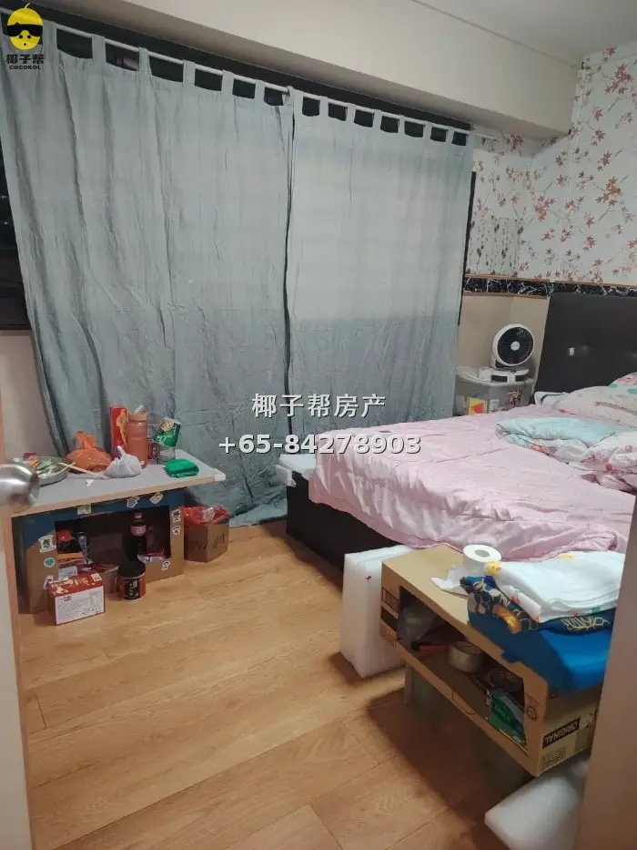 【出租】达曼裕廊大间普通房 夫妻姐妹可住 近湖畔地铁站 2