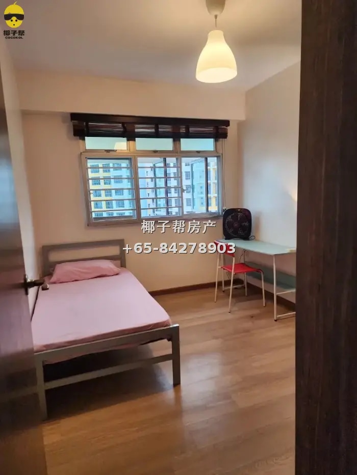 【出租】盛港农道轻轨旁组屋单间 高楼角落位安静宜居 1