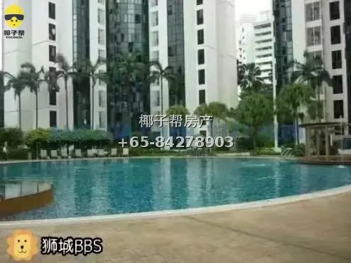 【出租】后港公寓主人房 独立卫浴可住两人 近地铁泳池健身房 1