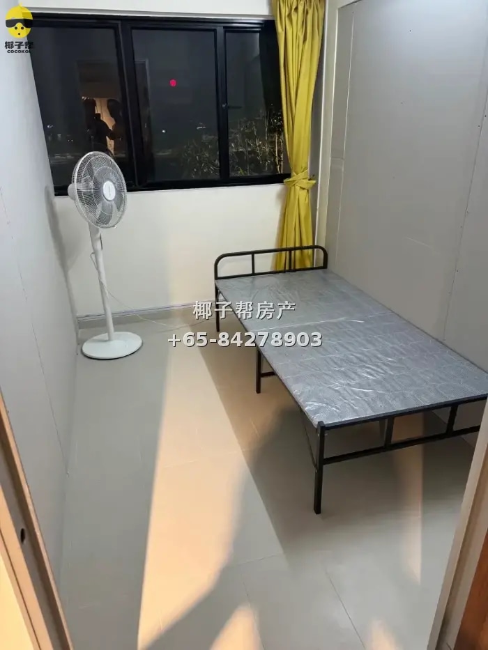 【出租】勿洛北地铁旁组屋单间 包水电可煮可报地址 1