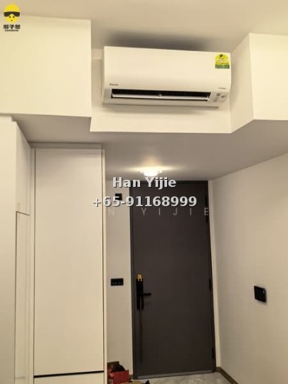 🔥High-rise one-bedroom unit for rent! Near two subway lines, pool+gym+sky lounge, furniture negotiable~ 5