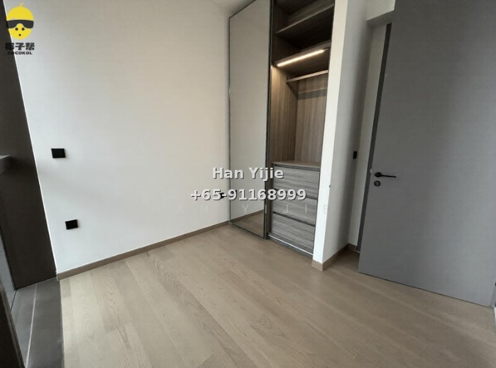 🔥High-rise one-bedroom unit for rent! Near two subway lines, pool+gym+sky lounge, furniture negotiable~ 9