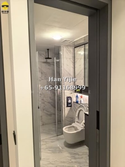 🔥High-rise one-bedroom unit for rent! Near two subway lines, pool+gym+sky lounge, furniture negotiable~ 7